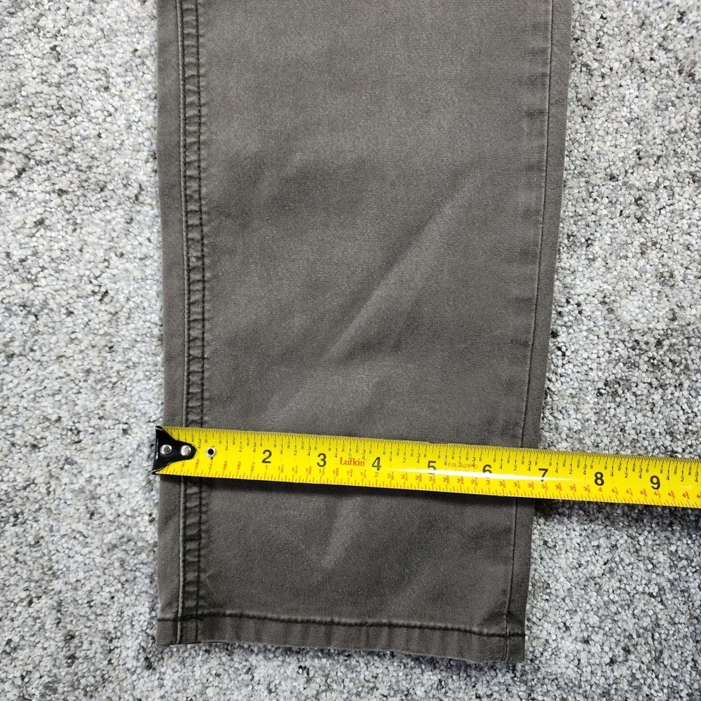 Prana Slim Fit Pants Mens 32 Brown Stretch Organic Cotton Blend Excellent